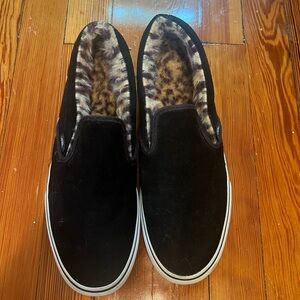 Vans Black Slip-On Shoes Like New